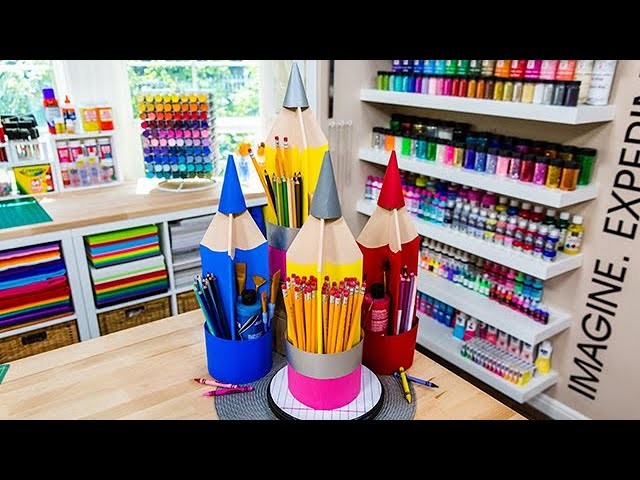 DIY Colored Pencil Organizer - Home & Family