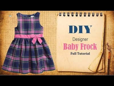 Diy Designer Baby Frock For 1 to 2 year baby girl  Cutting And Stitching Full Tutorial