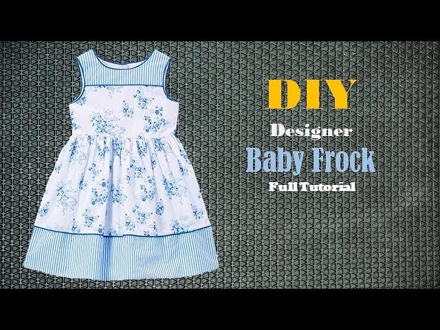 Diy Designer  Baby Frock For  3 year baby girl  Cutting And Stitching Full Tutorial
