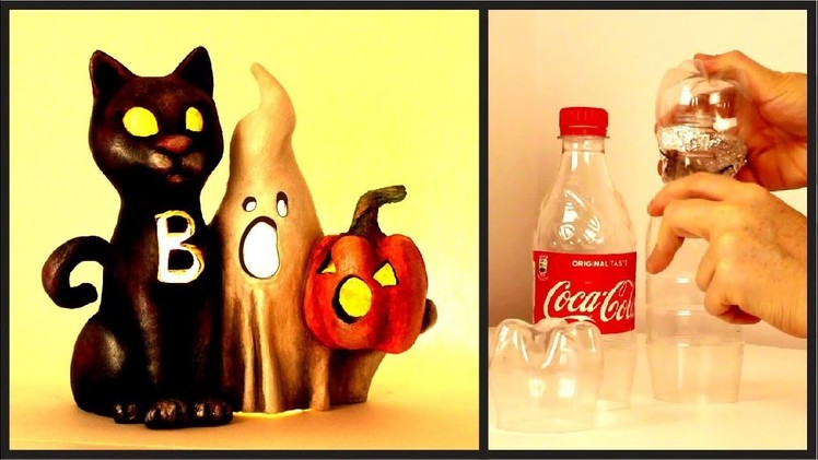 ❣DIY Halloween BOO Sign Using Plastic Bottles❣