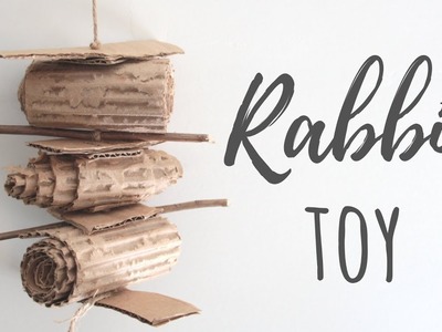 DIY Homemade Cardboard Rabbit Toy
