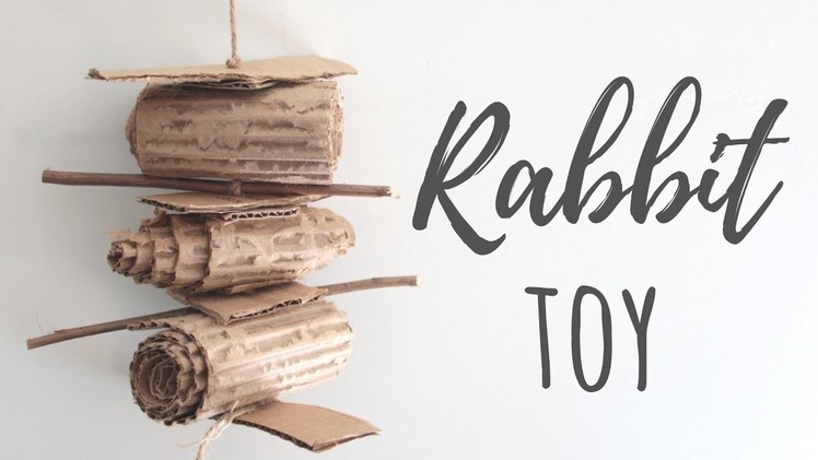 DIY Homemade Cardboard Rabbit Toy