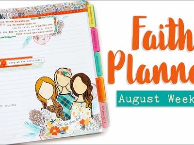 Faith Planner | August Week 3 | Stamps and Printable Layering