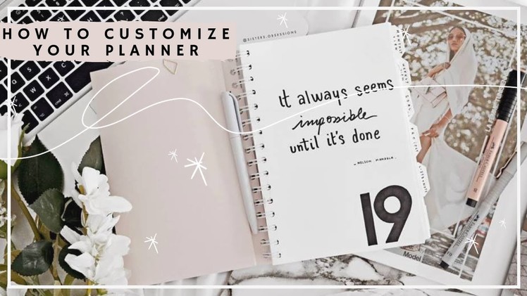 HOW TO CUSTOMIZE YOUR PLANNER [5 DIYS] + how i plan