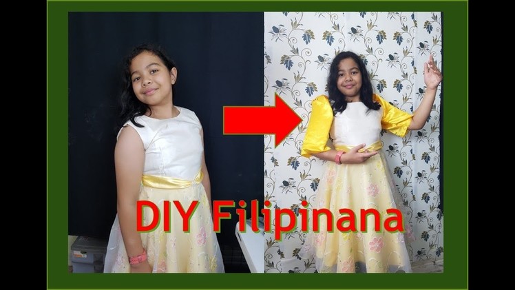 How to DIY filipiniana costume.Philippine National Costume.Igorot Attire.UN Costume for Girls