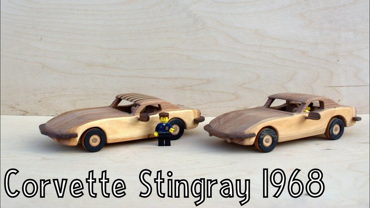 How To Make a Wooden Toy Corvette Stingray 1968 | Wooden Miniature | Lego Race - Wooden Creations