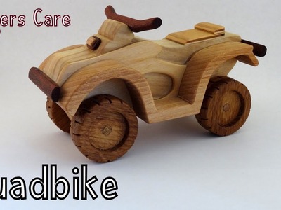 How To Make a Wooden Toy Quadbike ATV for Makers Care 2017 | Wooden Miniature - Wooden Creations