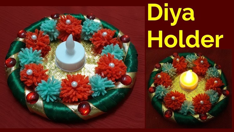 How to make Diya Holder | Diwali Decoration Ideas at Home | Diy Diya Stand | Diya and Candle Holder