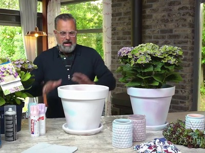 Magical hydrangeas pot - DIY (EN)