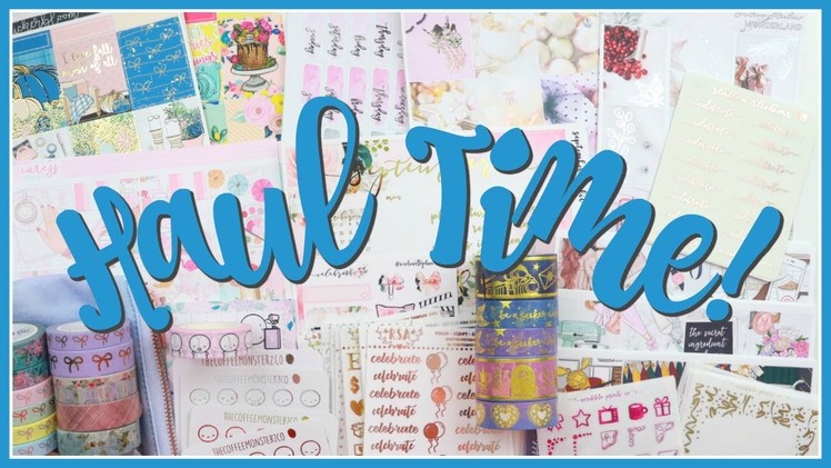 Mega Planner Haul! Stickers, Washi and More. 