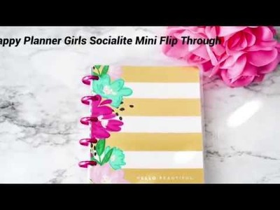 New Happy Planner Girls! Mini Socialite Flip Through