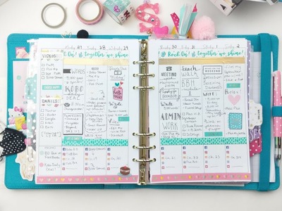 PLAN WITH ME | August 27 2018 | Custom Business Planner