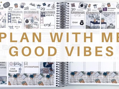 Plan With Me : Good Vibes. Erin Condren Life Planner