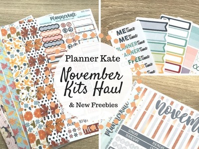 Planner Kate Haul | November Kits |