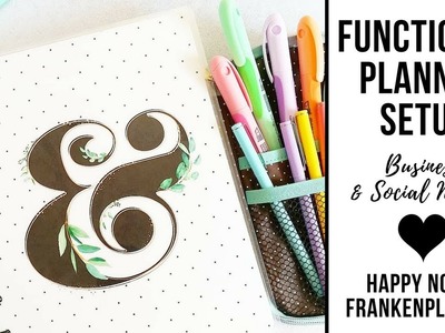 Planner Peace With Happy Notes | Business and Social Media Planner | Functional Discbound System