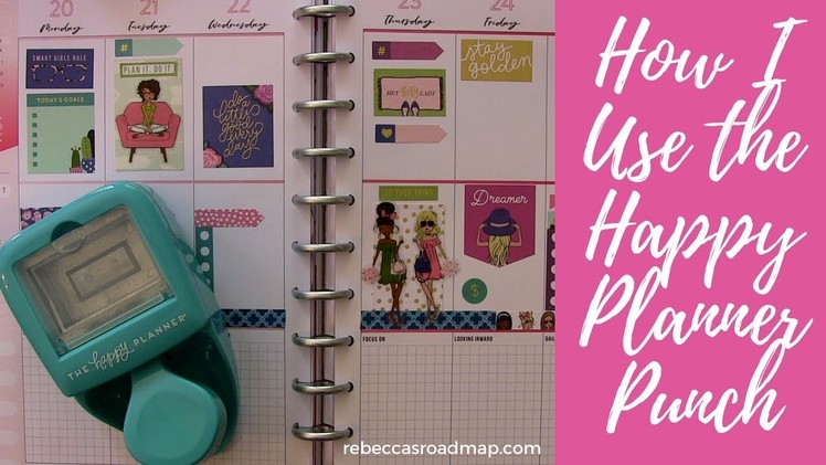 Using the Classic Happy Planner Punch in My Big Happy Planner