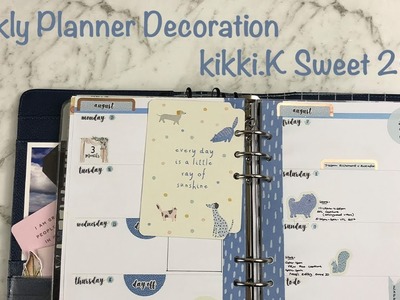 Weekly Planner Decoration - kikki.K Sweet 2019