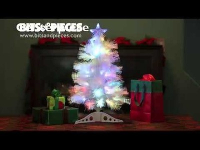 White Fiber Optic Christmas Tree - Item #42523