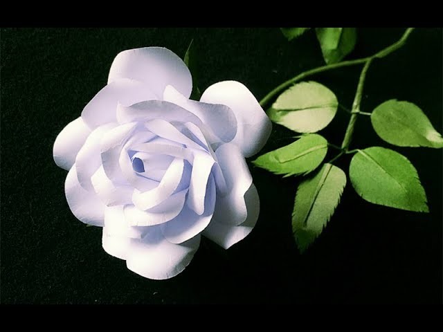 ABC TV | How To Make Rose Paper Flower With Shape Punch - Craft Tutorial
