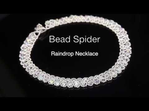 Bead Spider Raindrop Necklace promo