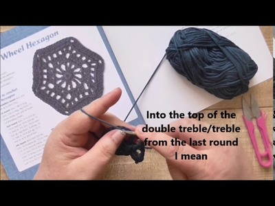 Big And Little Crochet Hexagon 7