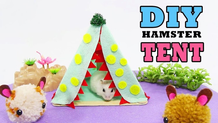 Cage Tent Sleeper For Hamster And Small Pet- DIY Hamster
