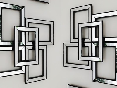 DIY Dollar Tree Mirror Wall Decor - So Easy To Make!