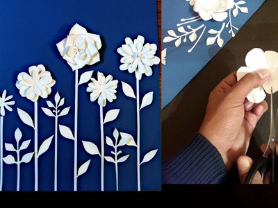 DIY flowers design  birthday Card-Paper Crafts-Handmade Craft
