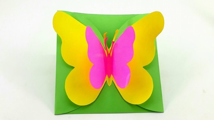 DIY: How to Make Greeting Cards - Big Butterfly Birthday Cards
