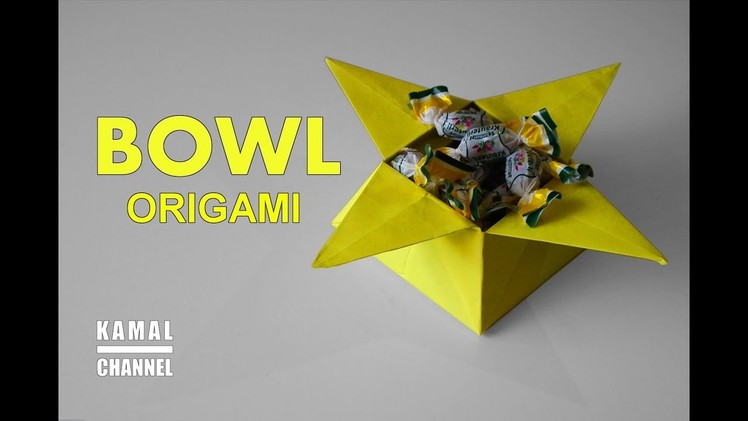 DIY origami BOWL