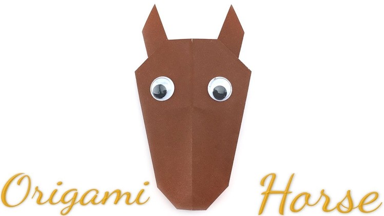 Easy Origami Horse Tutorial (Hyo Ahn)