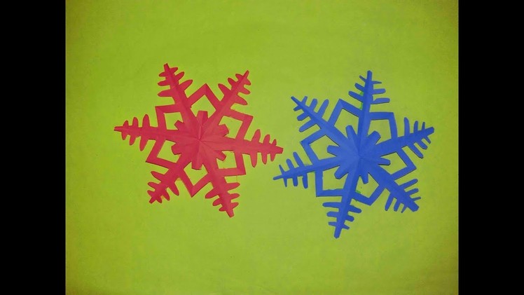 Flower snowflakes for christmas