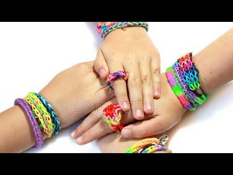 How To Make Easily The Rainbow Loom Single Band Bracelet | Rajon360