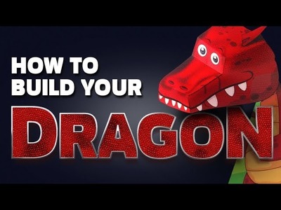 Make an incredible 3d paper dragon