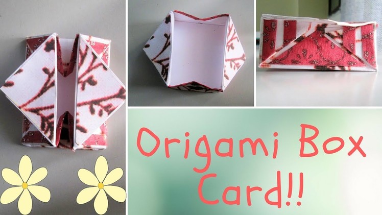 Origami Card | Box Card For Special One | Prachi's Creative World