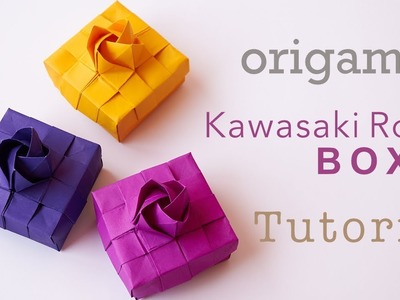 Origami Kawasaki Rose Box Tutorial