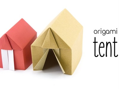 Origami Tent or House Tutorial - Paper Kawaii