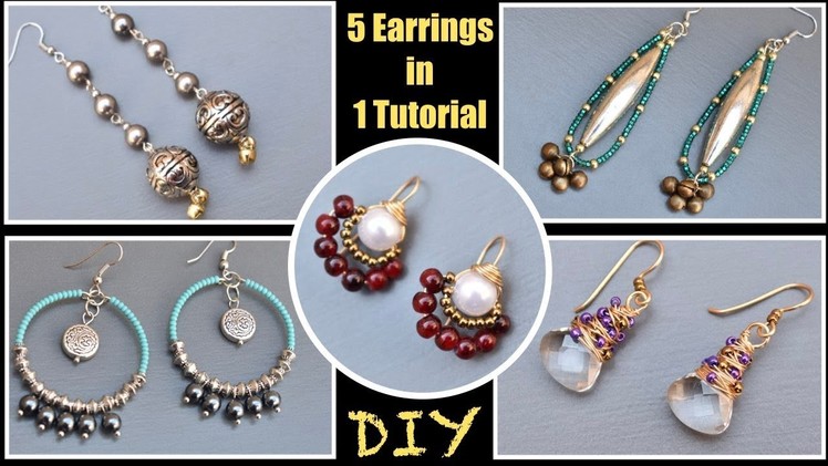 5 Earrings you can quickly make at home with easy steps | VHMJ