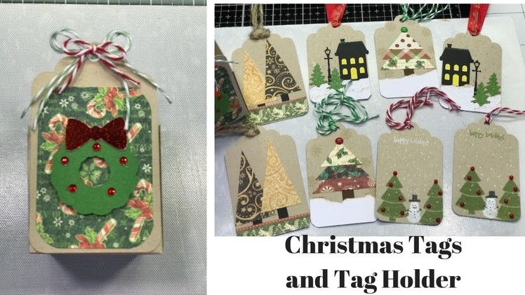 Christmas Tags and Tag Holder