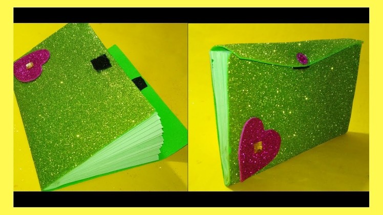 Craft paper and Foam sheet idea. DIY Make A Wallet