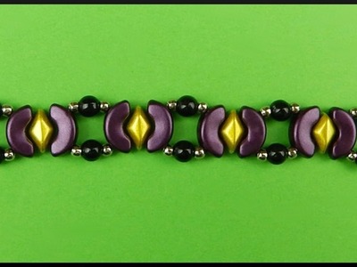 DIY | Beaded Bracelet with Gemduos and Arcos Beads | Jewelry | Perlen Armband Schmuck