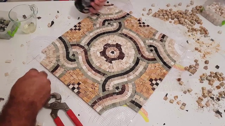 DIY make easy roman mosaic- first tutorial