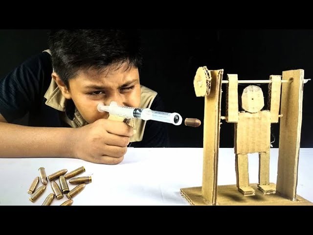 DIy Nerf Gun From Syringe | How to make a Nerf Gun At Home