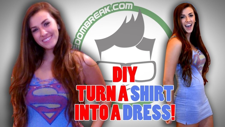 DIY: Turn a Tee Shirt into a Dress