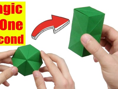 Easy Origami Magic Transforming Flexahedron (Jeremy Shafer) - Yakomoga Origami tutorial