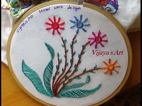 Embroidery Designs # 197 - Mirror work designs