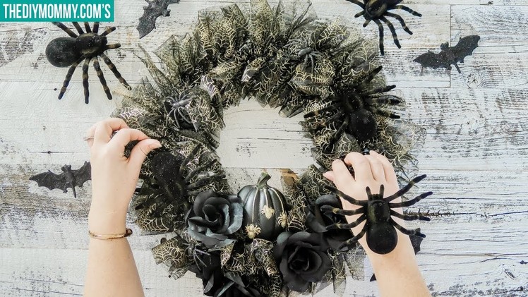 Halloween Dollar Tree Wreath & Decor Ideas