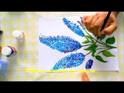 How to do fabric painting with buds | DIY Art | Fabric painting | Tutorial | Ear Buds reuse
