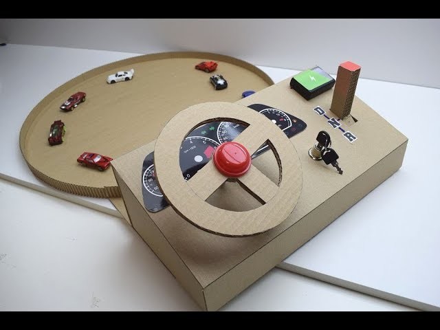 How to make a track car driving Desktop Game from Cardboard