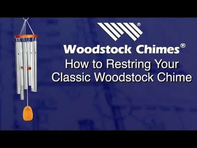 How to restring your classic style Woodstock Chimes